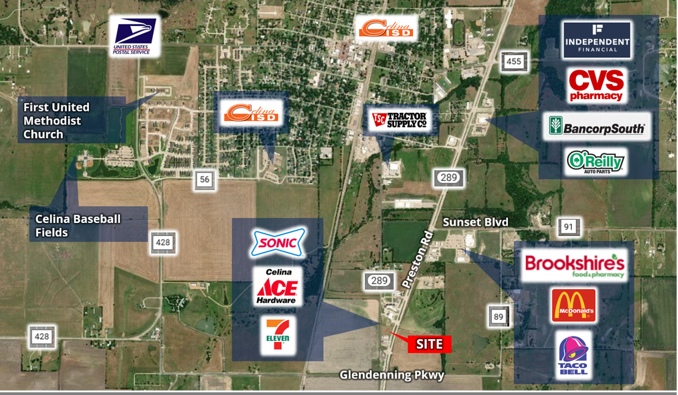 More Photos Of S Preston Rd & TX 289, Celina Land For Sale
