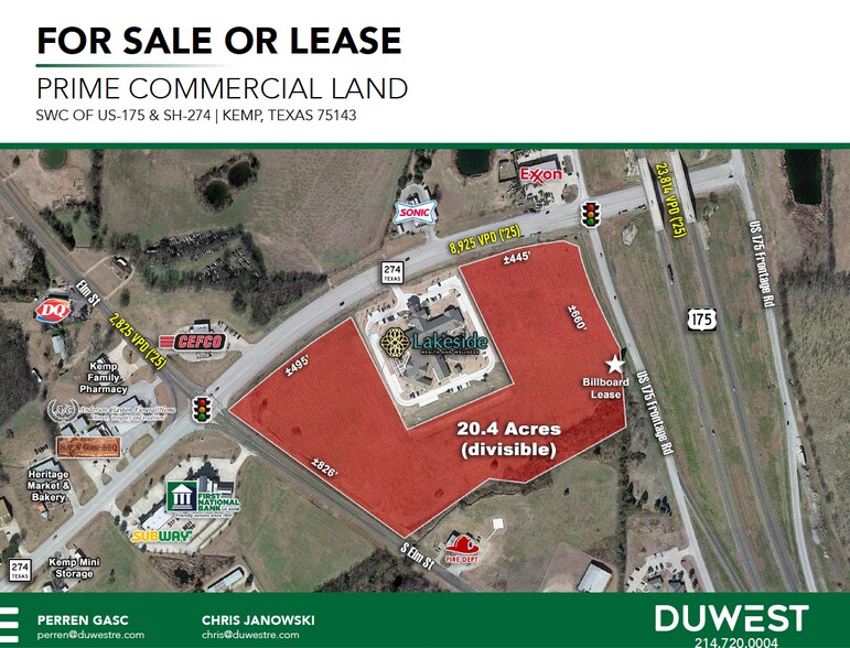 Primary Photo Of 104 U Texas 274, Kemp Land For Sale