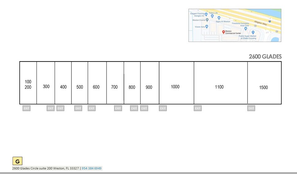 More Photos Of 2750 Glades Cir, Weston Showroom For Lease