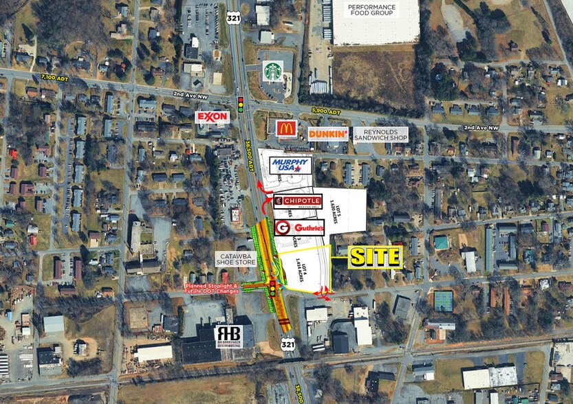 More Photos Of 140 US-321, Hickory Land For Lease