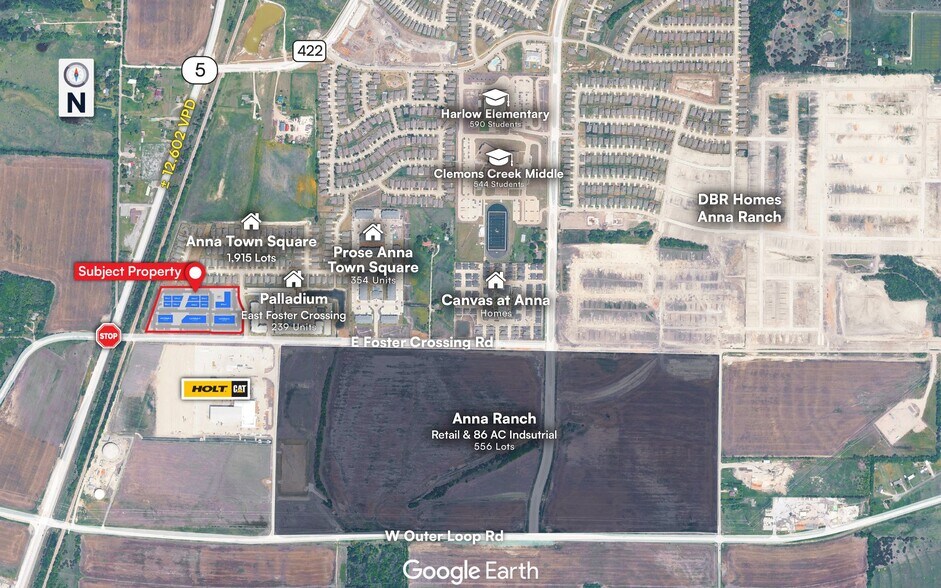 More Photos Of NEC Hwy 5 & E Foster Crossing Rd, Anna Land For Sale