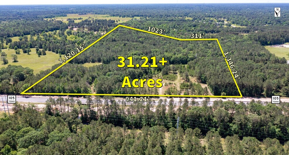 More Photos Of 25678 W Hwy 105, Cleveland Land For Sale