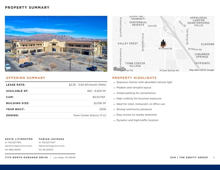 More Photos Of 7175 N Durango Dr, Las Vegas Medical For Lease