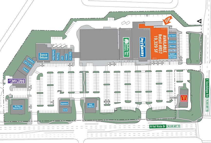 More Photos Of 857 N Val Vista Dr, Gilbert Storefront For Lease