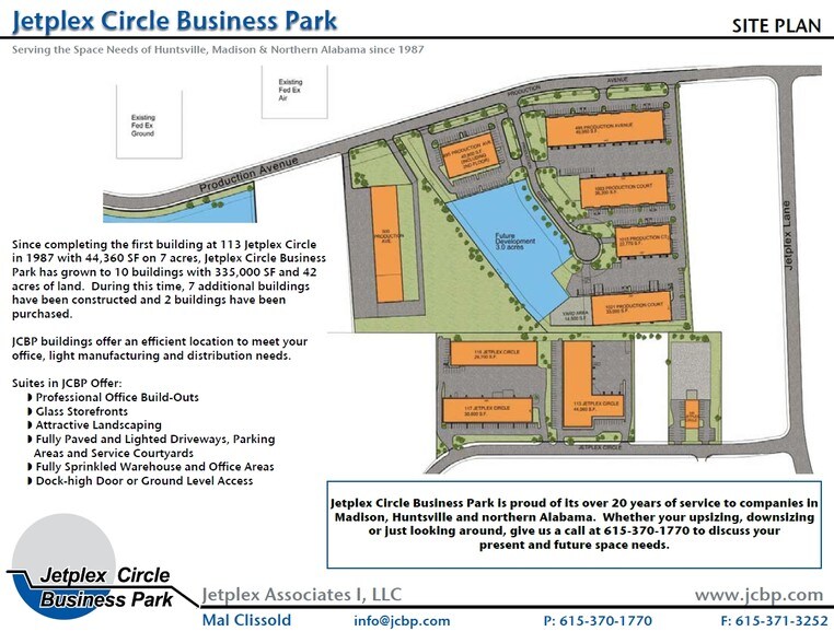 More Photos Of 117 JetPlex Cir, Madison Warehouse For Lease