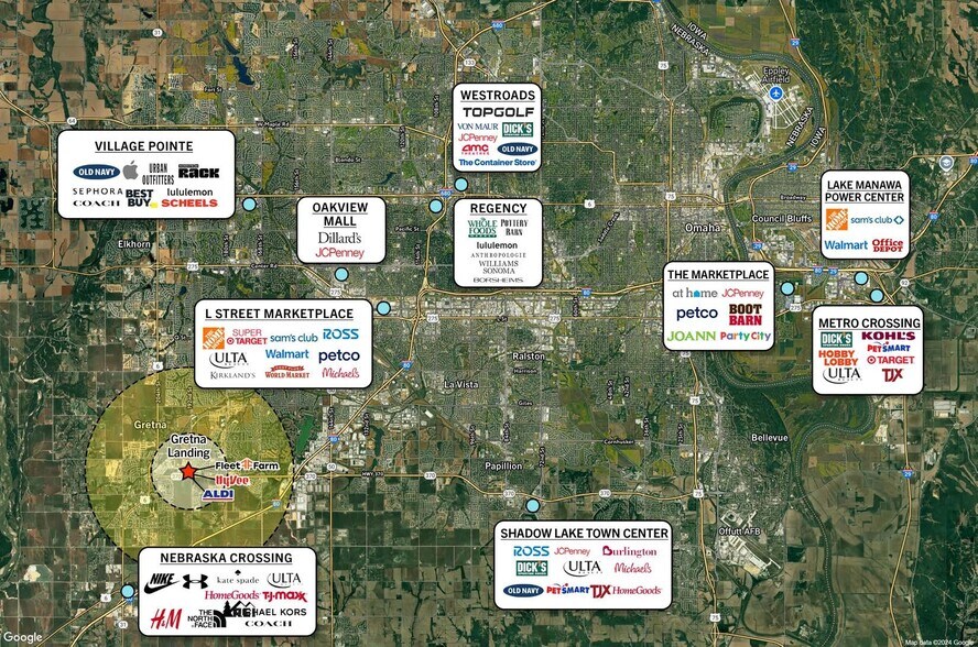 More Photos Of 192nd & Hwy 370, Gretna General Retail For Lease