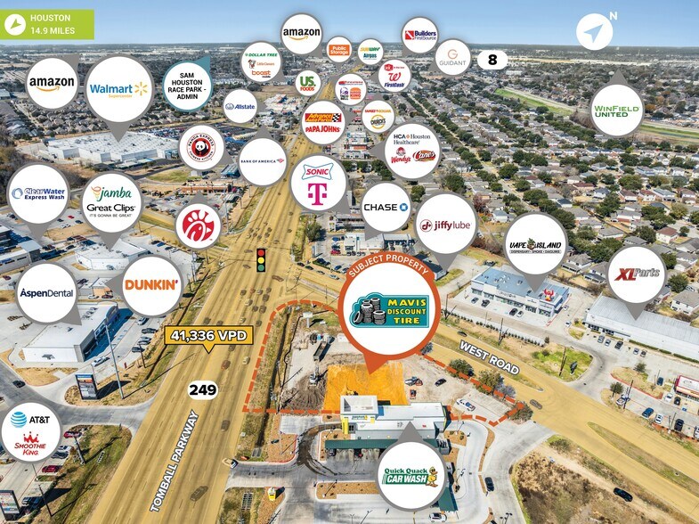 Primary Photo Of 12650 Texas 249, Houston General Retail For Sale