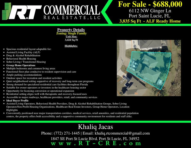 More Photos Of 6112 NW Ginger Ln, Port Saint Lucie Rehabilitation Center For Sale