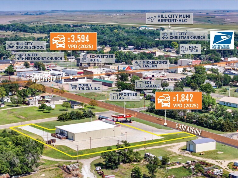 Primary Photo Of 317 S 4th Ave, Hill City Freestanding For Sale