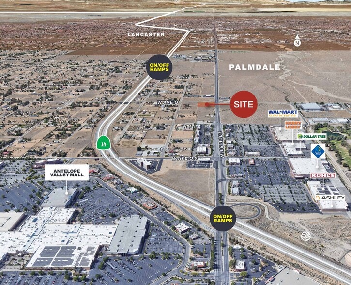 Primary Photo Of SWC of West Ave 0 & 10th St W, Palmdale General Retail For Lease