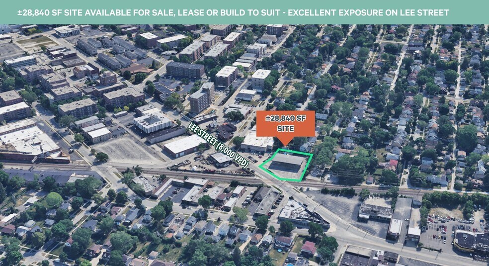 Primary Photo Of 1001 Lee St, Des Plaines Land For Lease