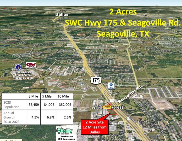 More Photos Of 1521 N Highway 175, Seagoville Land For Sale