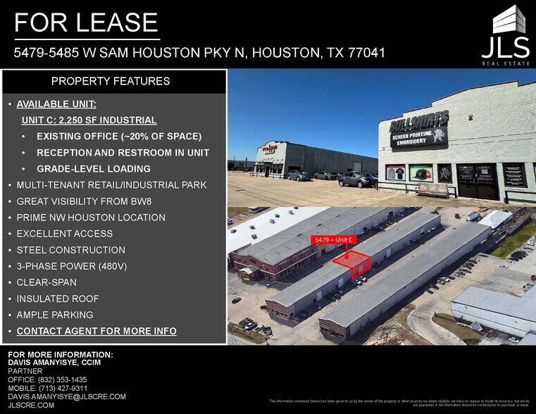 Primary Photo Of 5485 W Sam Houston Pky N, Houston Unknown For Lease