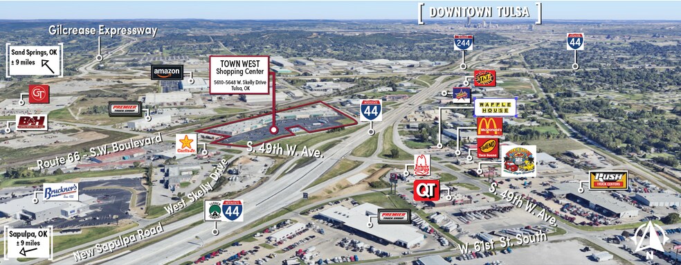More Photos Of 5610-5648 W Skelly Dr, Tulsa Unknown For Lease