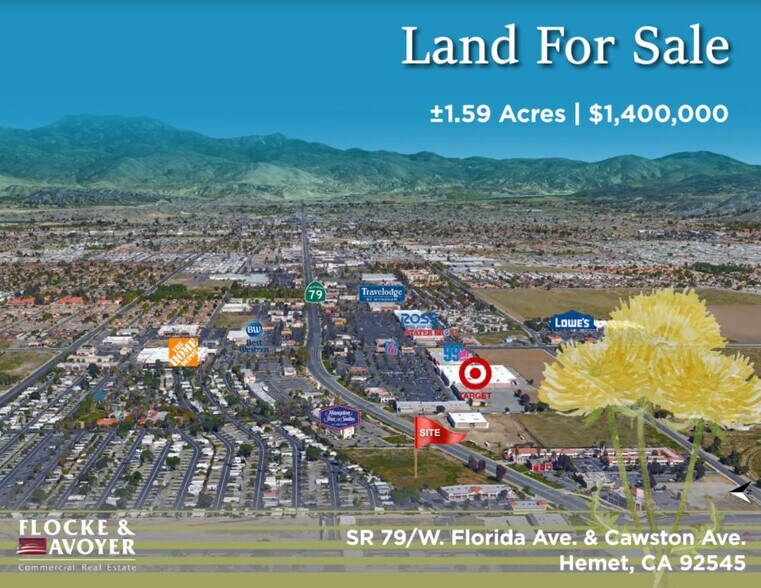 More Photos Of W Florida Ave @ Cawston Ave, Hemet Land For Lease