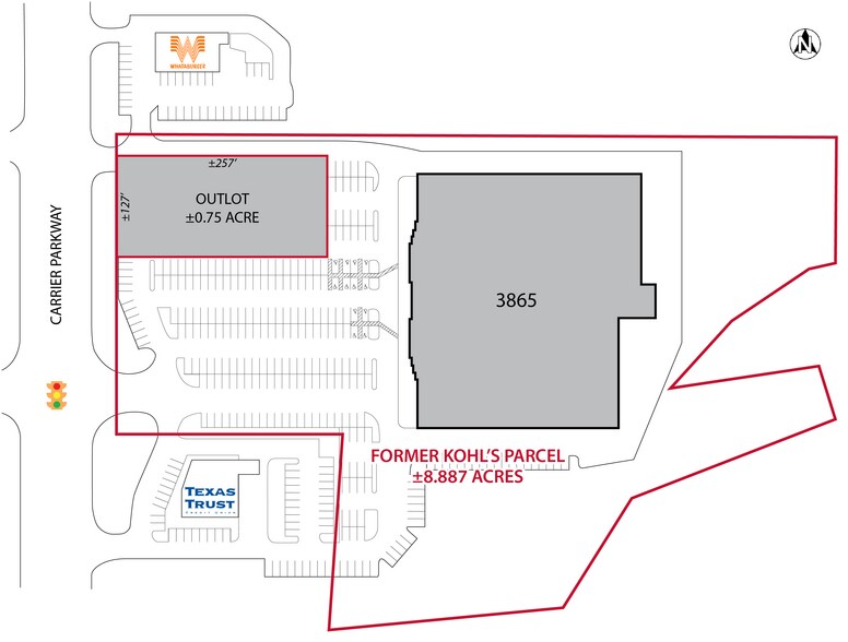 More Photos Of S Carrier Pkwy & I-20, Grand Prairie Land For Lease