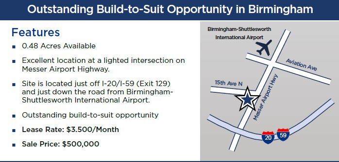 More Photos Of 5224 Messer Airport Hwy, Birmingham Land For Lease