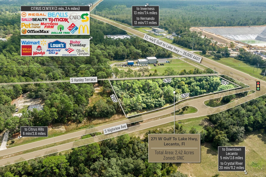 More Photos Of 271 W Gulf to Lake Hwy, Lecanto Land For Sale
