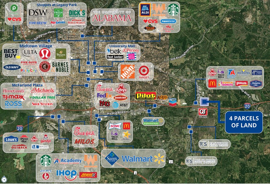 More Photos Of Interstate 20/59 @ Buttermilk Road, Cottondale Land For Sale