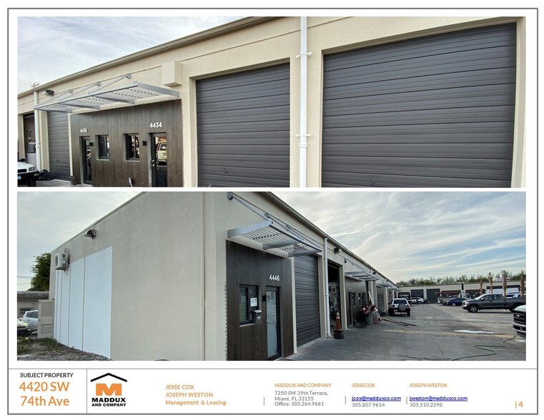 More Photos Of 4396 4446 SW 74th Ave, Miami Warehouse For Lease