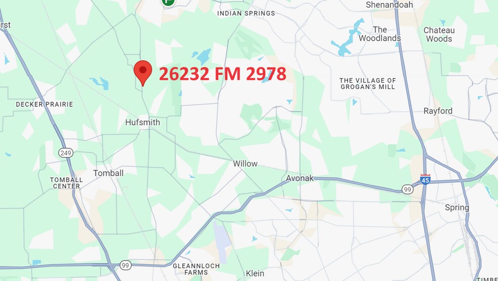 More Photos Of 26232 FM 2978 Rd, Magnolia Unknown For Lease