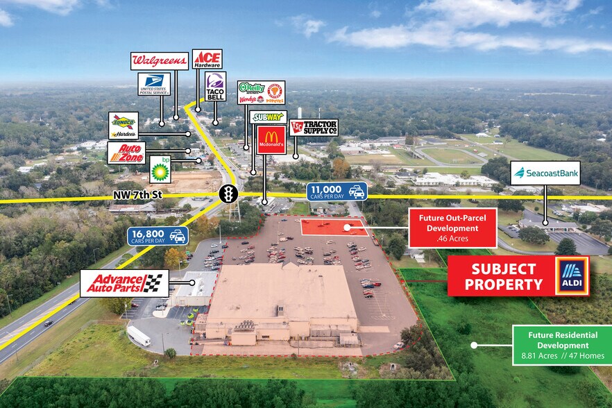 More Photos Of 727 W Noble Ave, Williston Supermarket For Lease