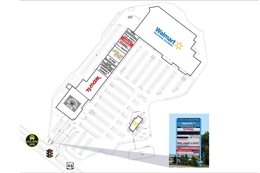 More Photos Of 191 Route 46, Saddle Brook General Retail For Lease