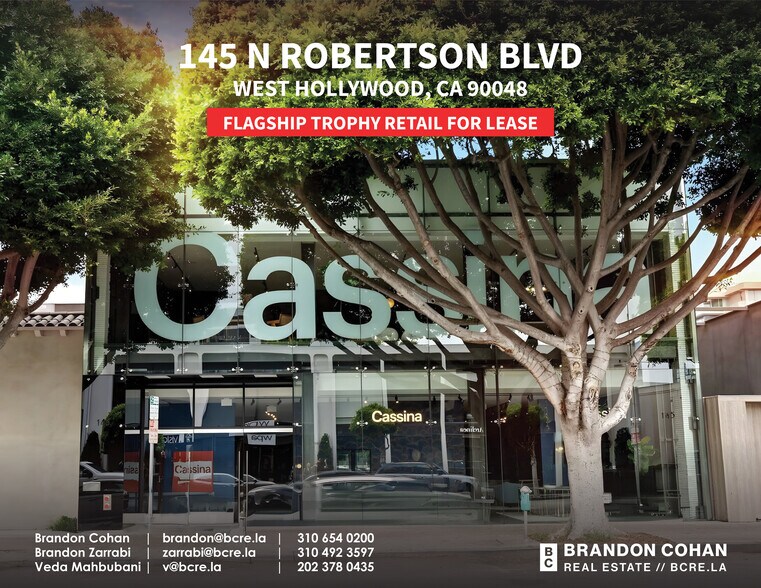 Primary Photo Of 145 N Robertson Blvd, West Hollywood Storefront For Lease