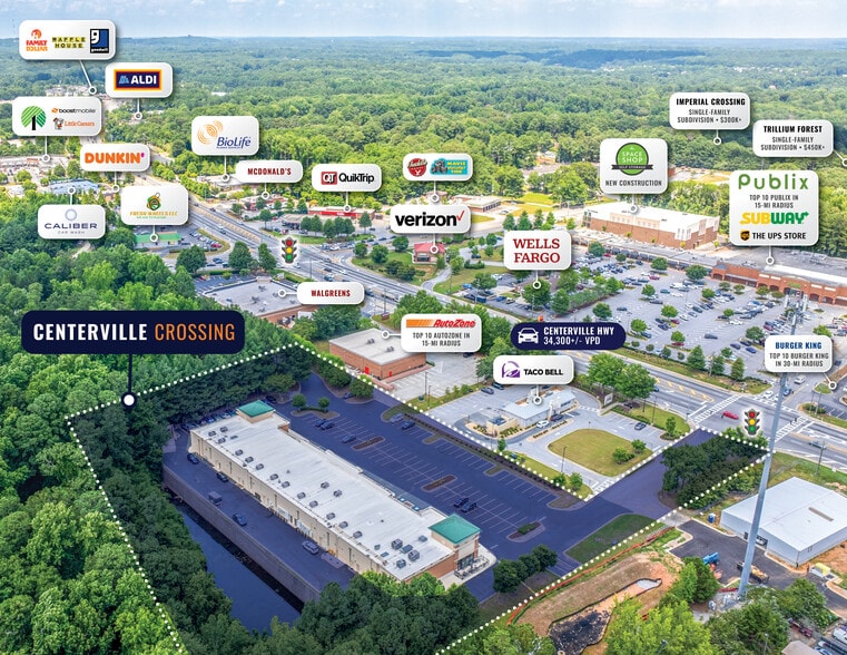 More Photos Of 3555 Centerville Hwy, Snellville Storefront Retail Office For Sale