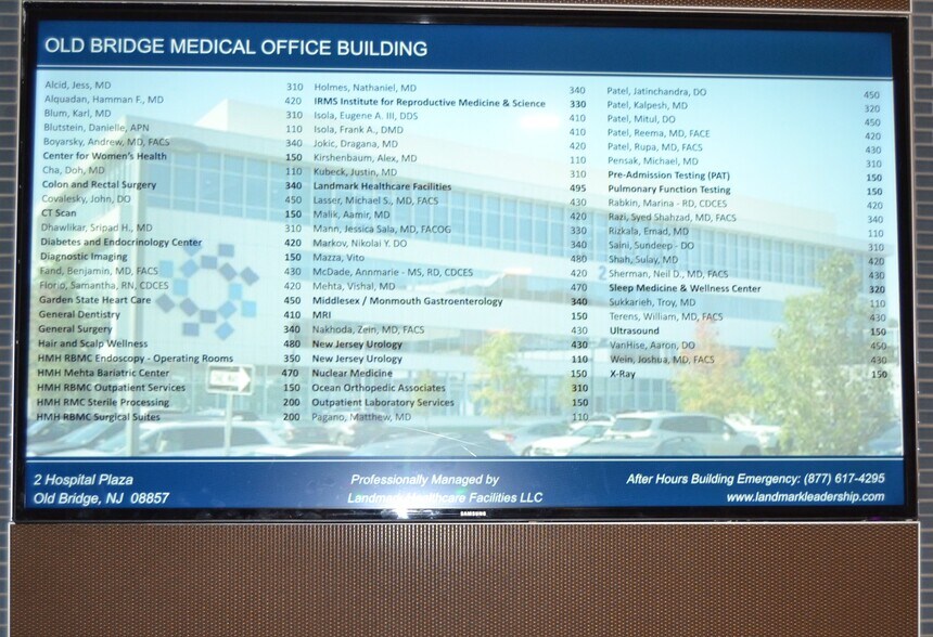 More Photos Of 2 Hospital Plz, Old Bridge Medical For Lease