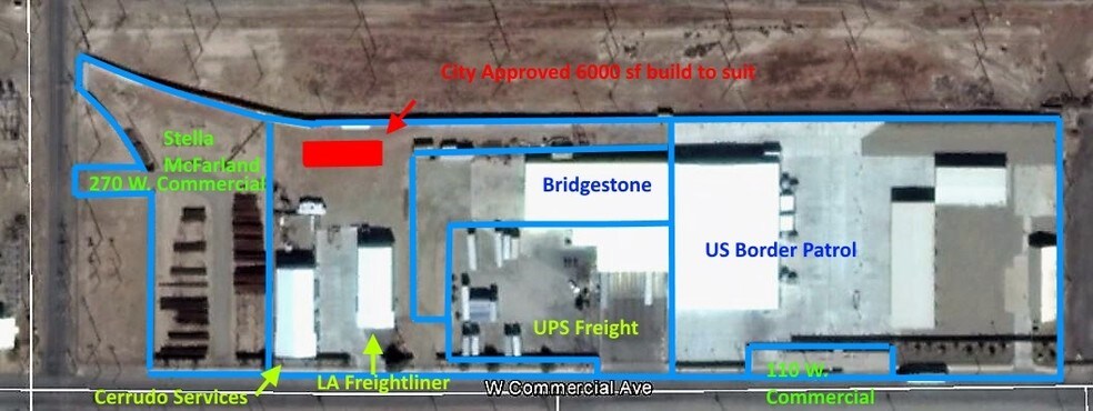 More Photos Of 170 W Commercial Ave, El Centro Warehouse For Lease