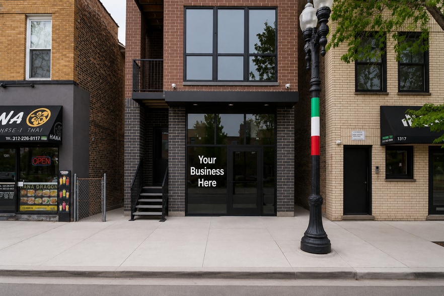 More Photos Of 1315 W Taylor St, Chicago Storefront Retail Residential For Lease