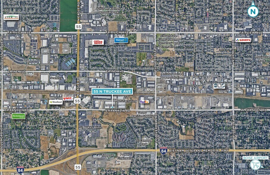More Photos Of 55 N Truckee Ave, Meridian Distribution For Lease