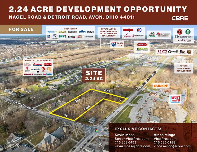 Primary Photo Of Detroit & Nagel Rd, Avon Land For Sale