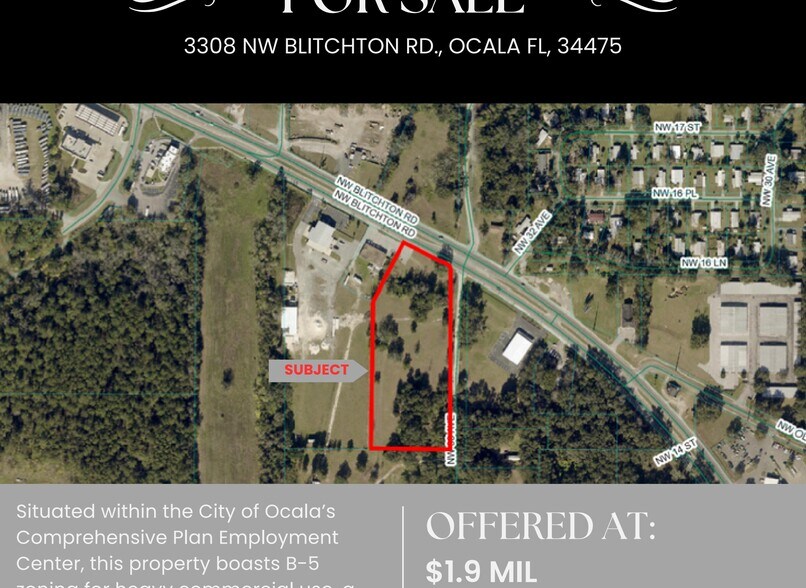 More Photos Of 3308 NW Blitchton Rd, Ocala Land For Sale