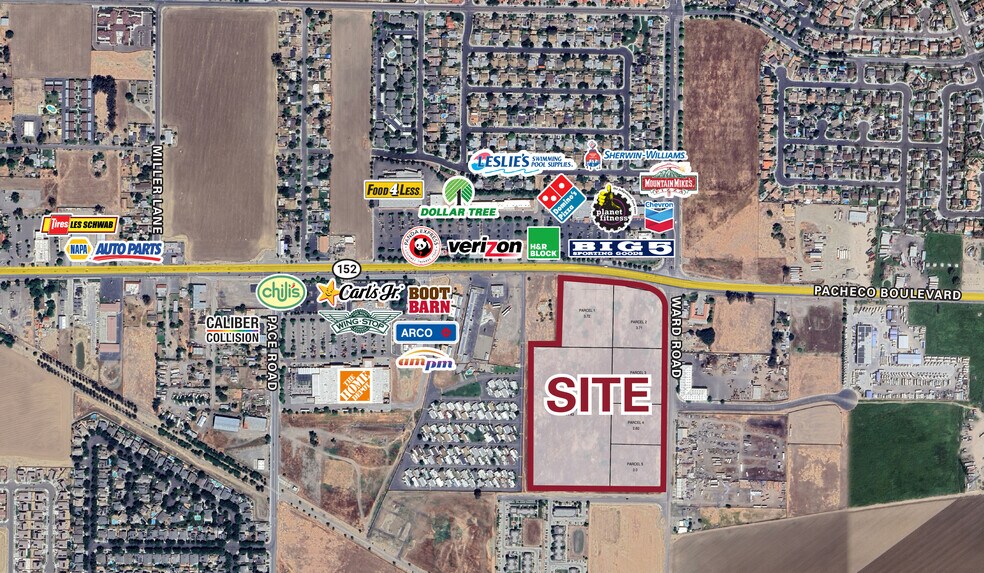 Primary Photo Of California 152 @ Ward Road, Los Banos Land For Sale