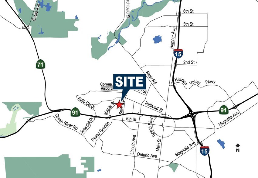 More Photos Of 260 N Smith Ave, Corona Contractor Storage Yard For Sale