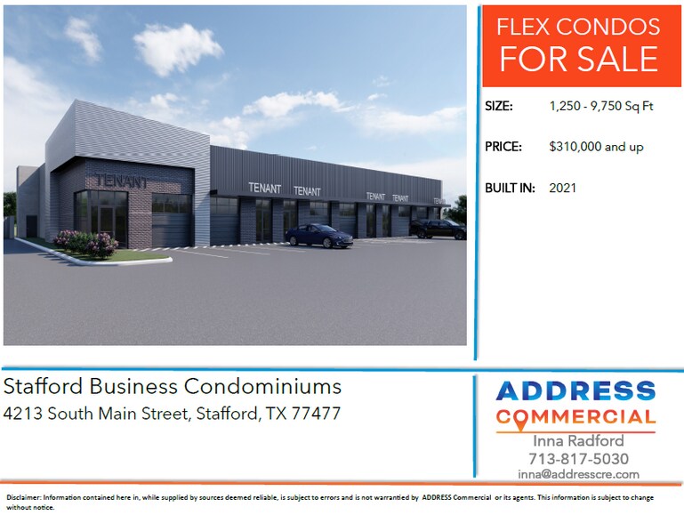 More Photos Of 4231 S Main St, Stafford Storefront Retail Office For Lease