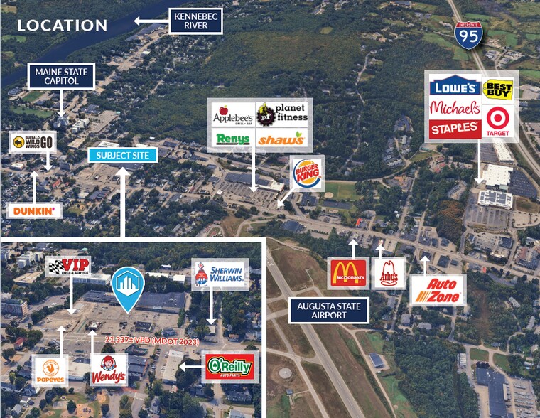 More Photos Of 56-60 Western Ave, Augusta Land For Lease