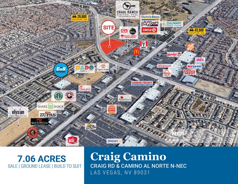 Primary Photo Of Craig Road & Camino Al Norte, North Las Vegas Land For Sale