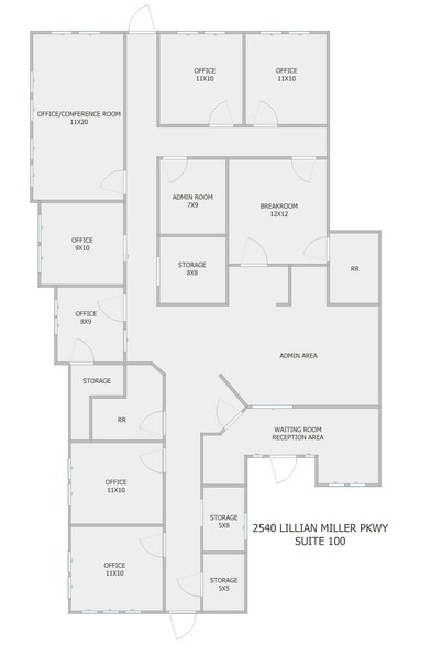 More Photos Of 2540 Lillian Miller Pky, Denton Office For Lease