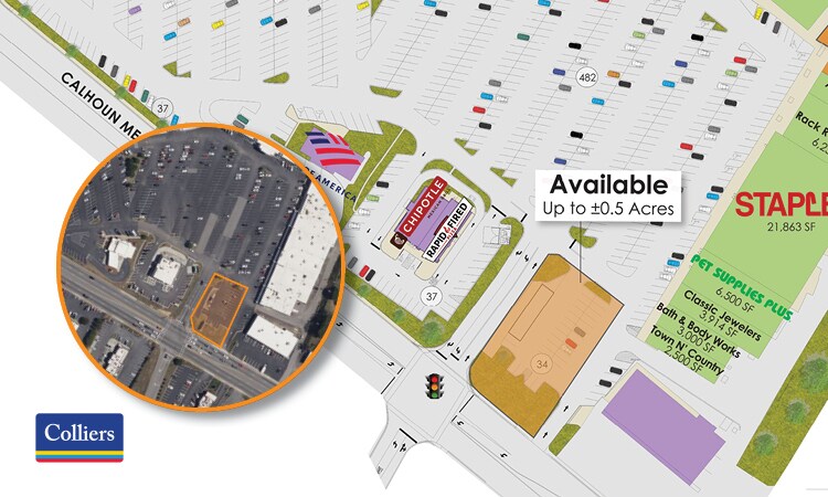 More Photos Of 6106 Calhoun Memorial Hwy, Easley Land For Lease