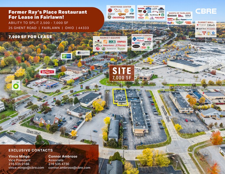 Primary Photo Of 25 Ghent Rd, Fairlawn Restaurant For Lease