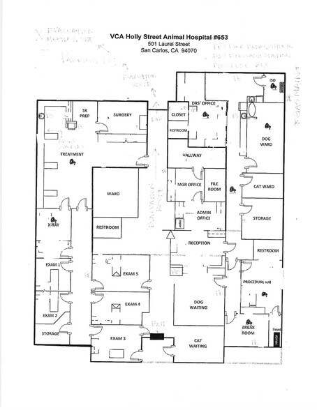 More Photos Of 501 Laurel St, San Carlos Veterinarian Kennel For Lease