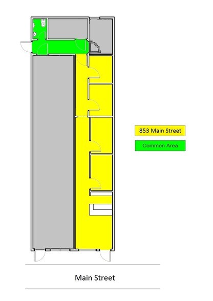 More Photos Of 851-853 Main St, Hackensack Storefront Retail Residential For Lease