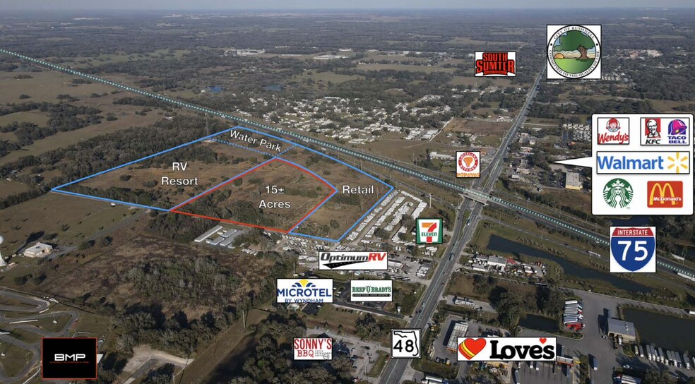 More Photos Of 5845 Old 313 hwy, Bushnell Land For Sale