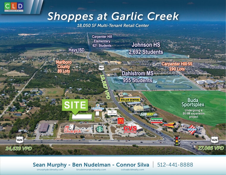 Primary Photo Of FM 1626 & FM 967, Buda Storefront For Lease