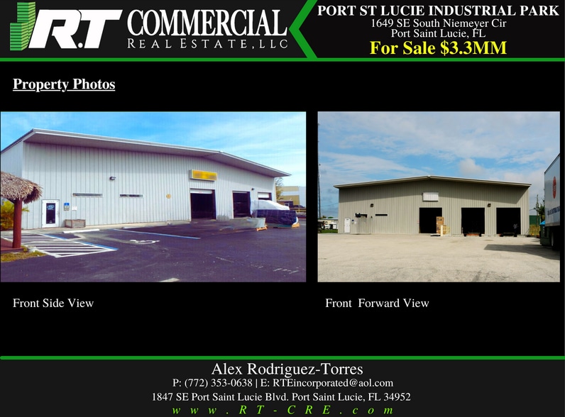 More Photos Of 1649 SE South Niemeyer Cir, Port Saint Lucie Warehouse For Sale