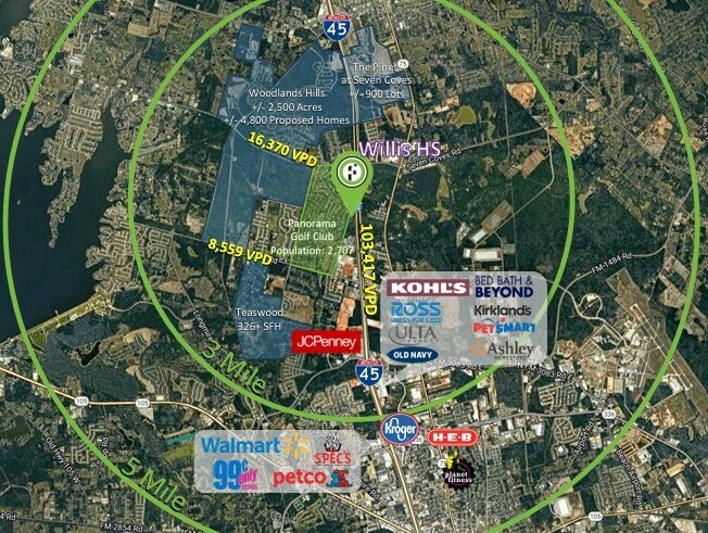 More Photos Of 9355 I-45, Panorama Village General Retail For Lease