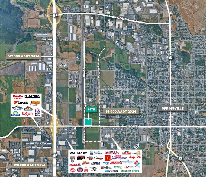 More Photos Of Approx. 1500 West 400 South, Springville Land For Sale